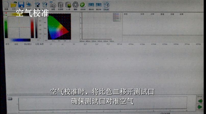 步骤一：空气校准